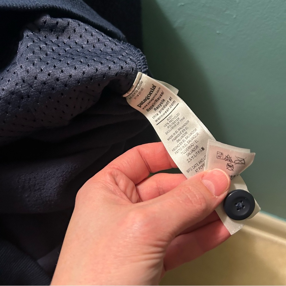 Patagonia Dark Blue Quarter Button-Up Fleece - Picture 3 of 5